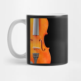 A violin on black Mug